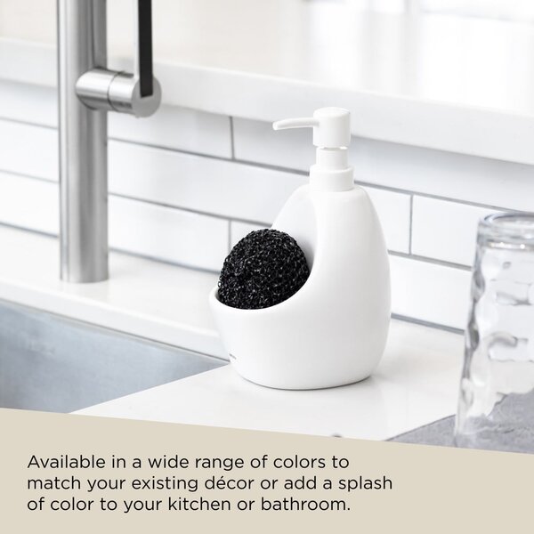 Dispenser per sapone bianco in ceramica 590 ml Joey – Umbra