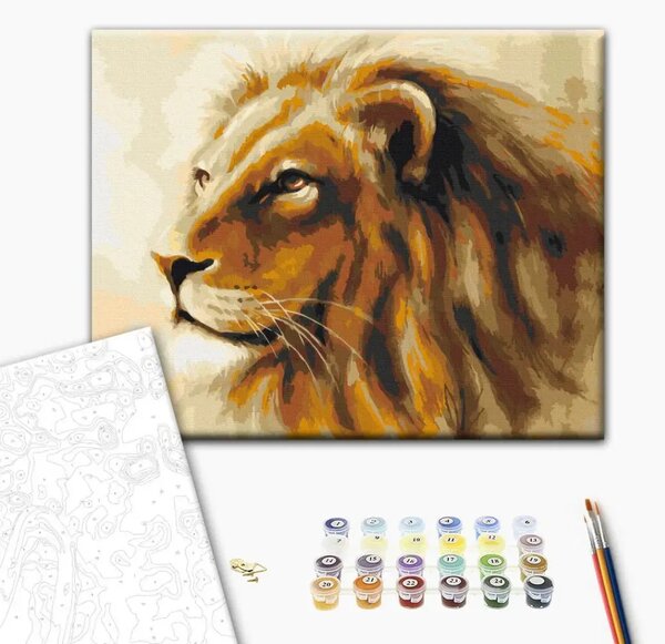 Quadro con numeri Re Leone