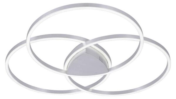 La plafoniera LED Q-KATE a forma di anello con regolazione del colore della luce è compatibile con i sistemi Smart Home