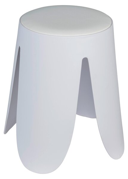 Sgabello da bagno WENKO Mod. Comiso Bianco opaco, carico fino a 180 kg