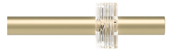 Bastone per tende oro opaco in acciaio regolabile 107 - 305 cm Flute – Umbra