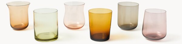 Set di 6 bicchieri in vetro soffiato Diseguale