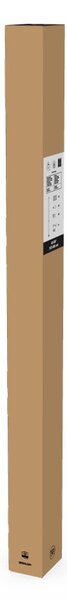 Bastone per tende oro opaco in acciaio regolabile 107 - 305 cm Flute – Umbra