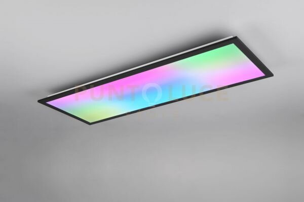 Beta plafoniera led 31w 3550lm, 2700 - 6500k rettangolare bordo ner