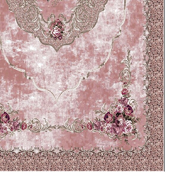 Set di tappetini per il bagno rosa 2 pz 60x100 cm – Foutastic