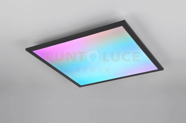 Beta plafoniera led 18w 2000lm, 2700 - 6500k quadrata bordo nero a