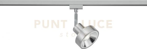 Duoline leon spot orientabile metallo acciaio satinato l. 11cm 1 lu