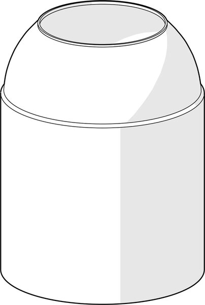 Hansa Cappuccio di copertura per miscelatore monocomando Mix cromato, 1 pz