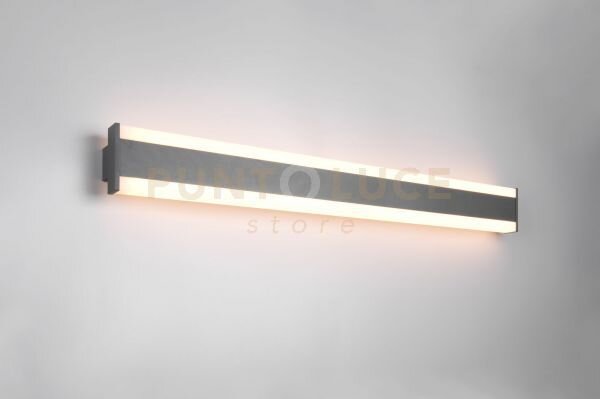 Dawson applique fascia da esterno alluminio antracite con regolazio
