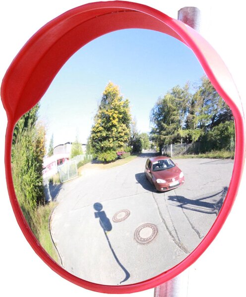 TRUTZHOLM Specchio di sicurezza rotondo 60 cm con supporto orientabile Specchio stradale