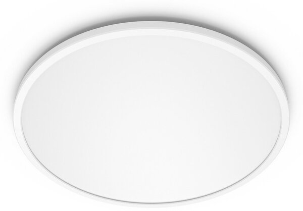 Plafoniera Philips, Superslim, dimmerabile, Bianco, Bagno, Metallo