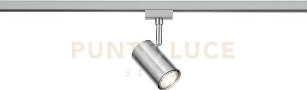 Duoline marley spot orientabile metallo acciaio satinato l. 10,2cm 