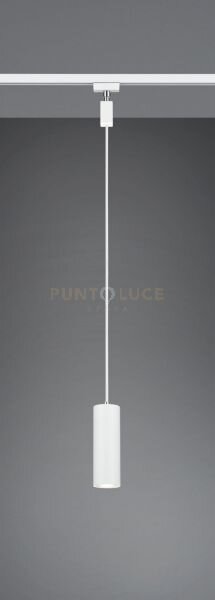 Duoline sospensione marley metallo bianco d. 6cm x h. 17cm per sist