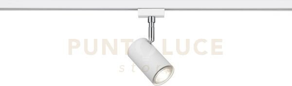 Duoline marley spot orientabile metallo bianco l. 10,2cm per sistem