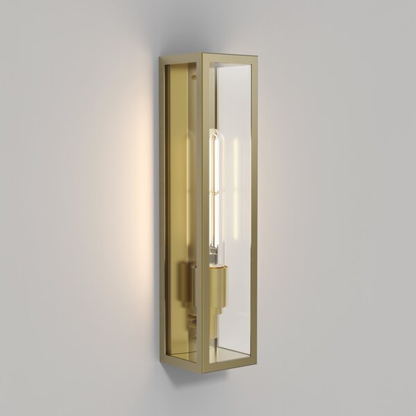 Astro Harvard - Lampada da parete per esterni a LED in ottone naturale IP44, E27