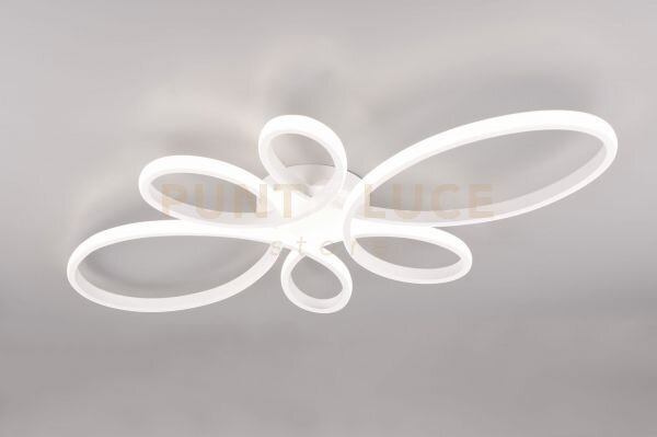 Fly plafoniera grande led 32w 3900lm, 4000k bianca con regolazione 