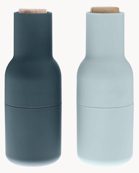 Set macina sale e pepe con coperchio in legno di faggio Bottle Grinder, set da 2