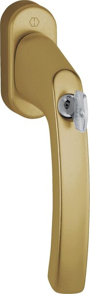 Maniglia HOPPE per finestra LIÈGE con serratura, perno quadro 7x40, Nm 35 bronzo anodizzato