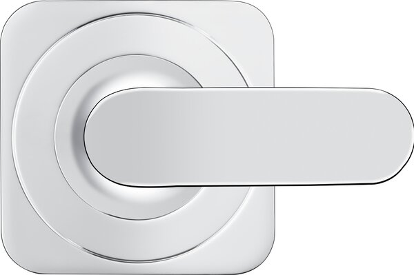 Hansgrohe AXOR Citterio Mitigeur lavabo 3 trous encastré pour montage mural avec bec verseur 226 mm, béqu'illes et rosaces, 34315000, 34315000