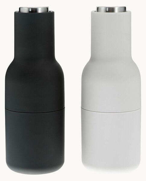 Set macina sale e pepe con coperchio in acciaio inossidabile Bottle Grinder, set da 2