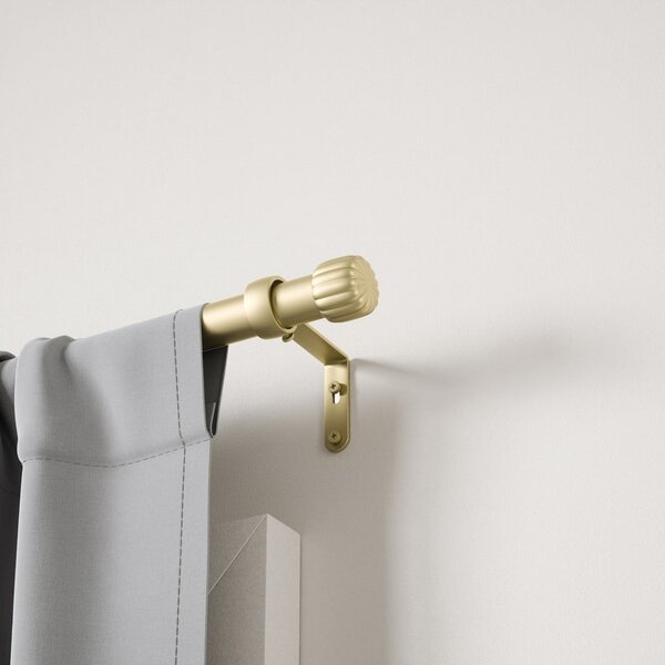 Bastone per tende oro opaco in acciaio regolabile 168 - 305 cm Cleo – Umbra