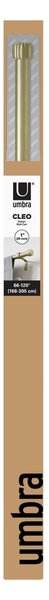 Bastone per tende oro opaco in acciaio regolabile 168 - 305 cm Cleo – Umbra