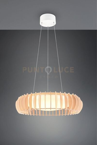 Monte sospensione led 40w 4700lm, 3000 - 6500k diffusore bianco e l