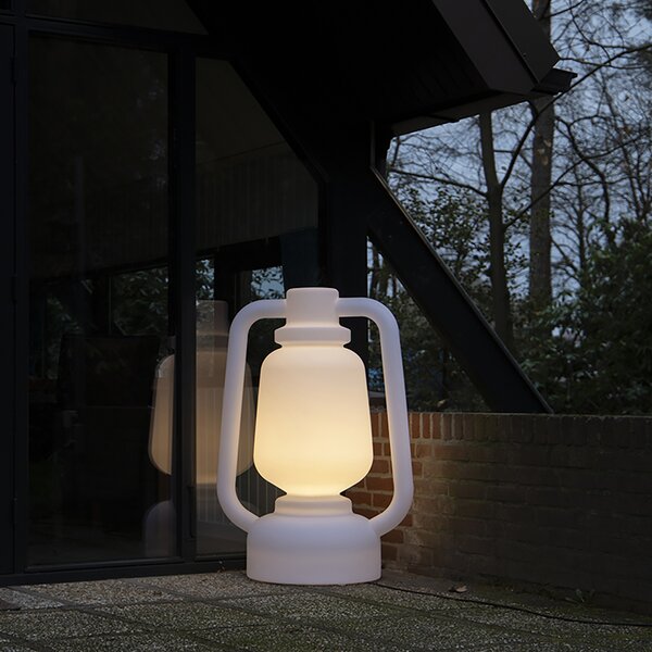Lampada da terra intelligente bianca 110 cm con Wi-Fi G95 - Storm Extra Large