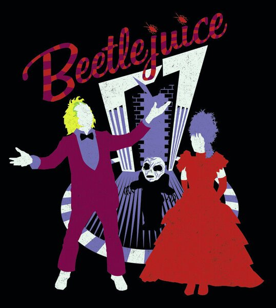 Stampa d'arte Beetlejuice - Ball time, (40 x 40 cm)