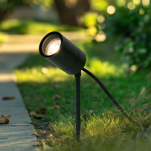 Spot a punta verde scuro orientabile IP44 - Solo