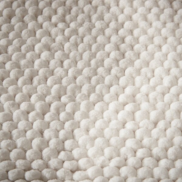 Tappetino per il bagno bianco 50x120 cm Aspen Bobble – Bianca