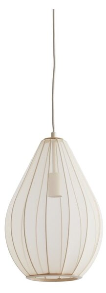 Lampadario beige con paralume in vetro ø 28 cm Itela - Light & Living
