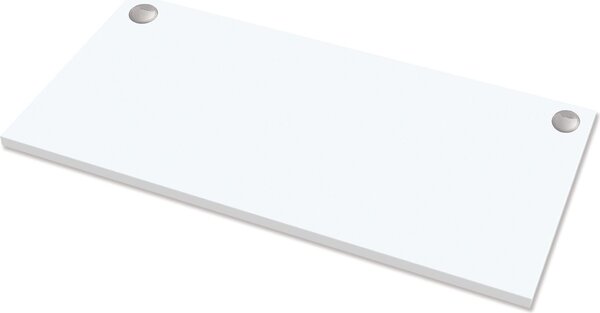Fellowes® 9870101 Piano da tavolo per Levado™/Cambio™ - 160 x 80 x 2,5 cm, bianco