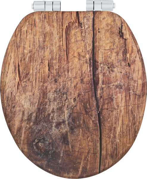 WC-Sitz Rustic Braun