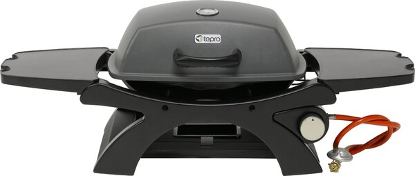 Barbecue a gas da tavolo TEPRO "Abington", a 1 fuoco con ripiani laterali, antracite/nero-3142N