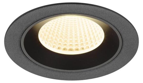 SLV 1009616 NUMINOS® M, plafoniera da incasso, 3000 K, 40°, IP20, rotonda, nero