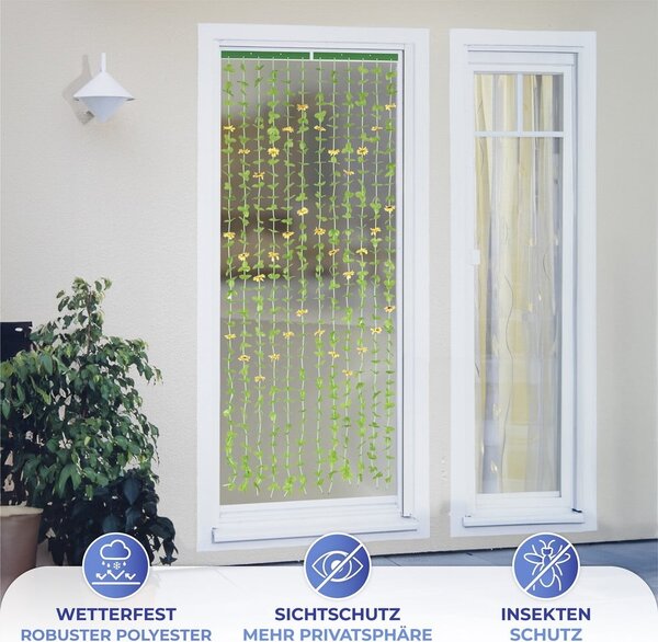Tenda gialla/verde alla porta 90x190 cm Sunflowers – Maximex