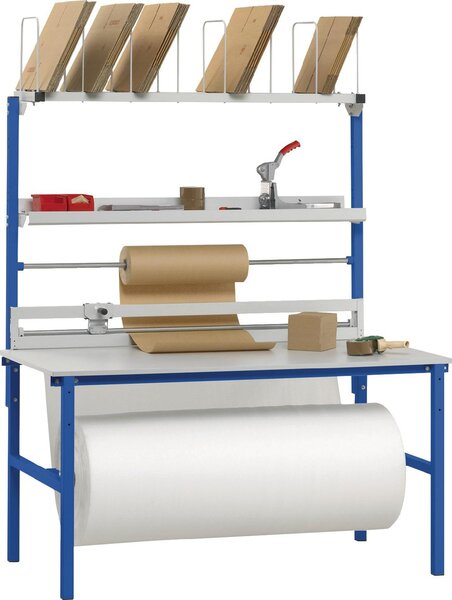 Set di tavoli da imballaggio B2000xD800xH2205mm sovrastruttura variante 2 - 9000486279