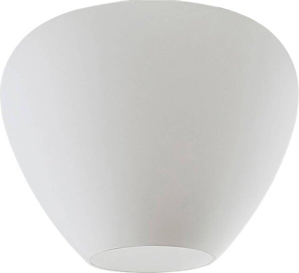 Lampada da soffitto Lindby Bibiane, bianco opale, vetro, Ø 38 cm, E27