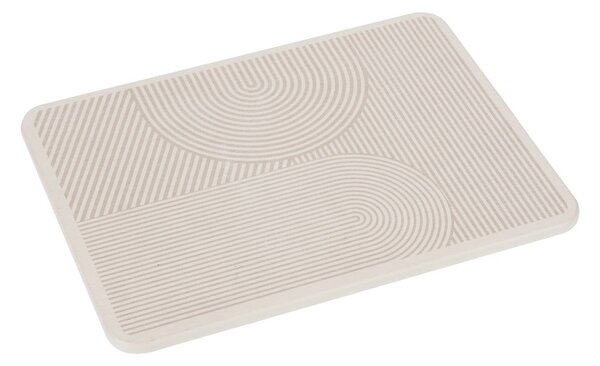 Tappetino scolapiatti beige in diatomite 40x30 cm Damon – Wenko