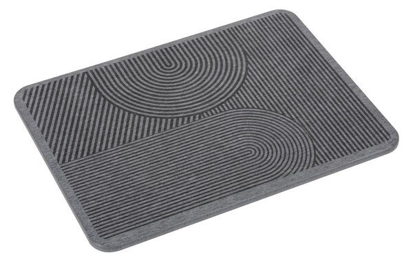 Tappetino scolapiatti grigio in diatomite 40x30 cm Damon – Wenko