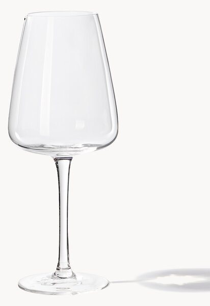 Set di 4 bicchieri da vino bianco in vetro soffiato Ellery