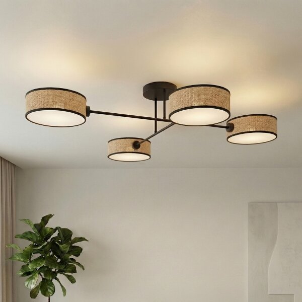Plafoniera MAGA 4xE14/10W/230V beige