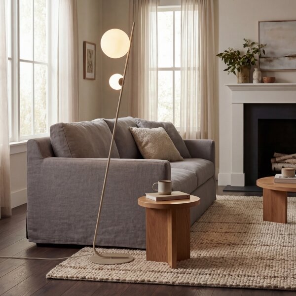 Lampada da terra TATU 2xG9/8W/230V beige