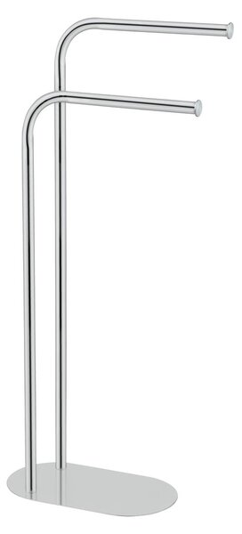 Stand portasciugamani color argento lucido in acciaio inox Levante – Wenko