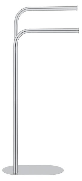 Stand portasciugamani color argento lucido in acciaio inox Levante – Wenko