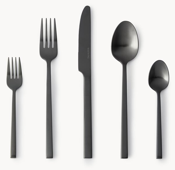 Set di posate spazzolate opache Shine, varie misure
