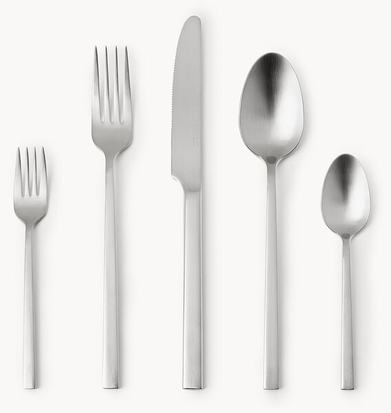 Set di posate spazzolate opache Shine, varie misure