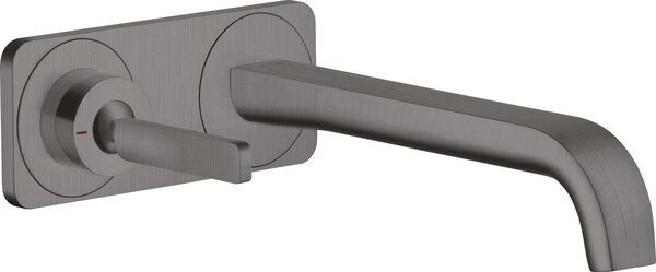 Hansgrohe AXOR Citterio E Mitigeur monocommande de lavabo encastré avec plaque pour montage mural, 36114340, 36114340