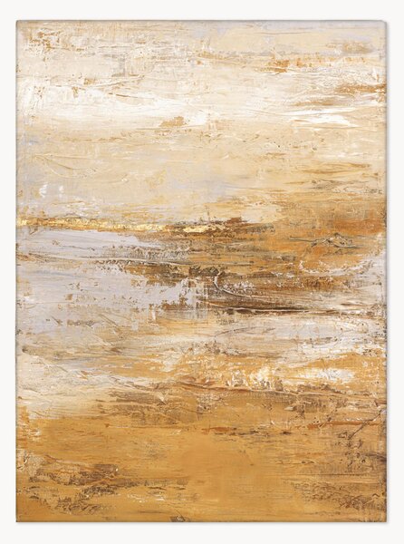 Quadro dipinto a mano con cornice in legno Hydrate